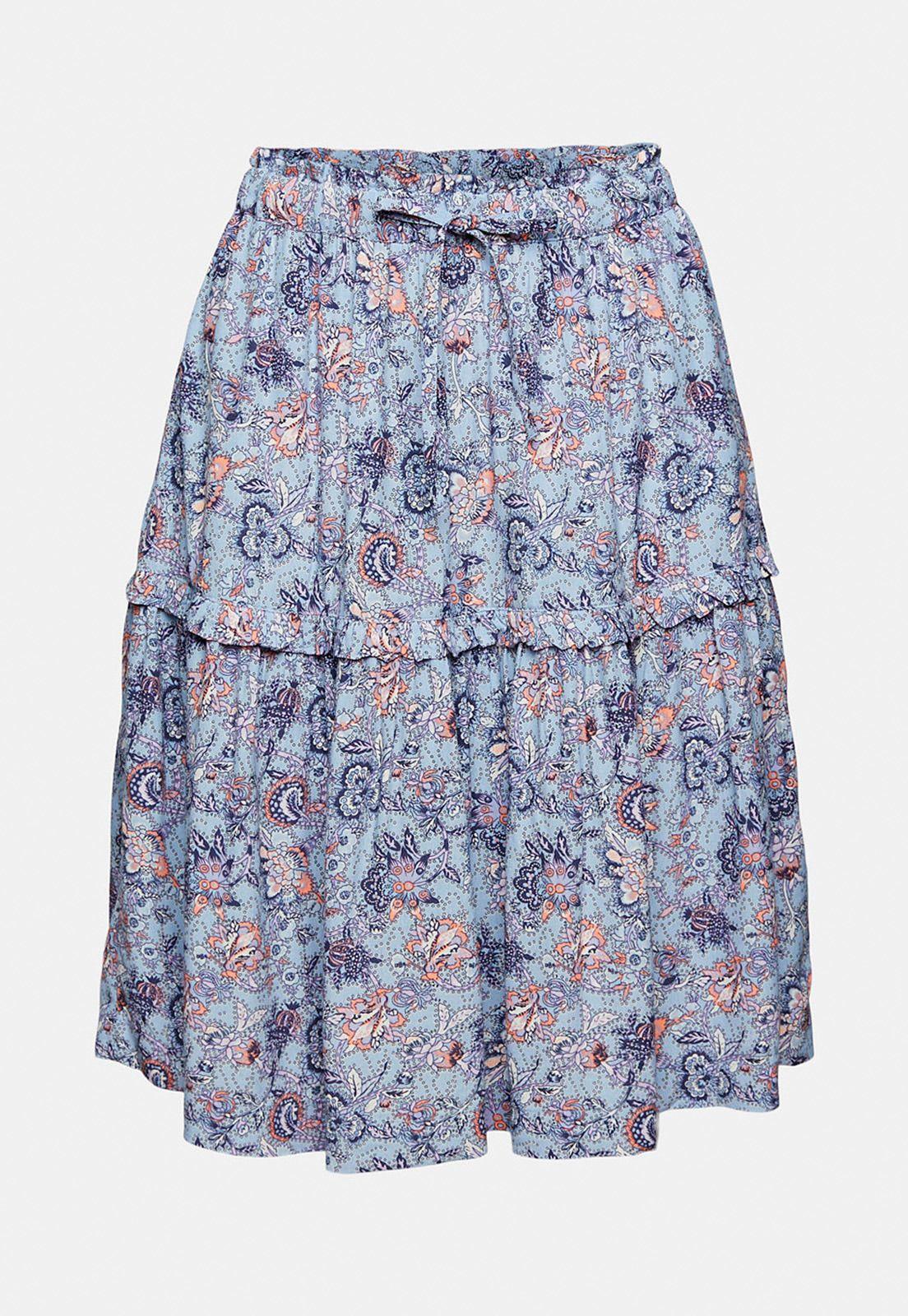 Minifalda Estampada Esprit-3