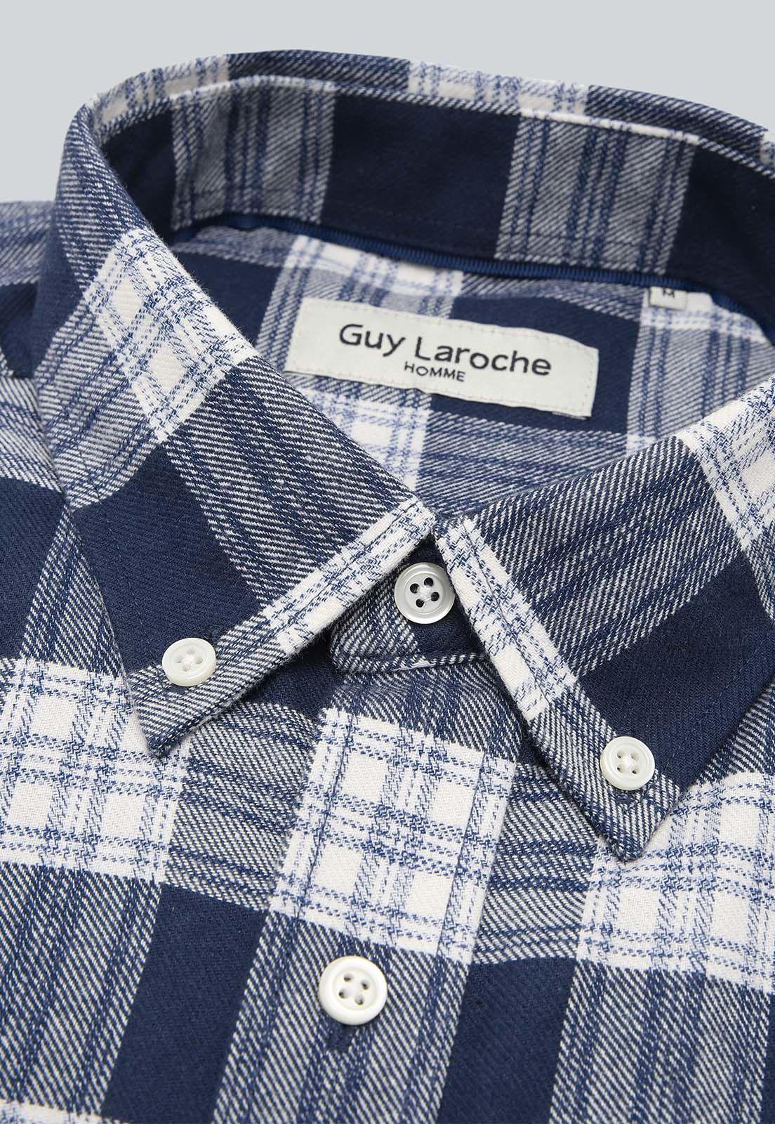 Camisa Cuadros Manga Larga Guy Laroche GLBIF47NB-4