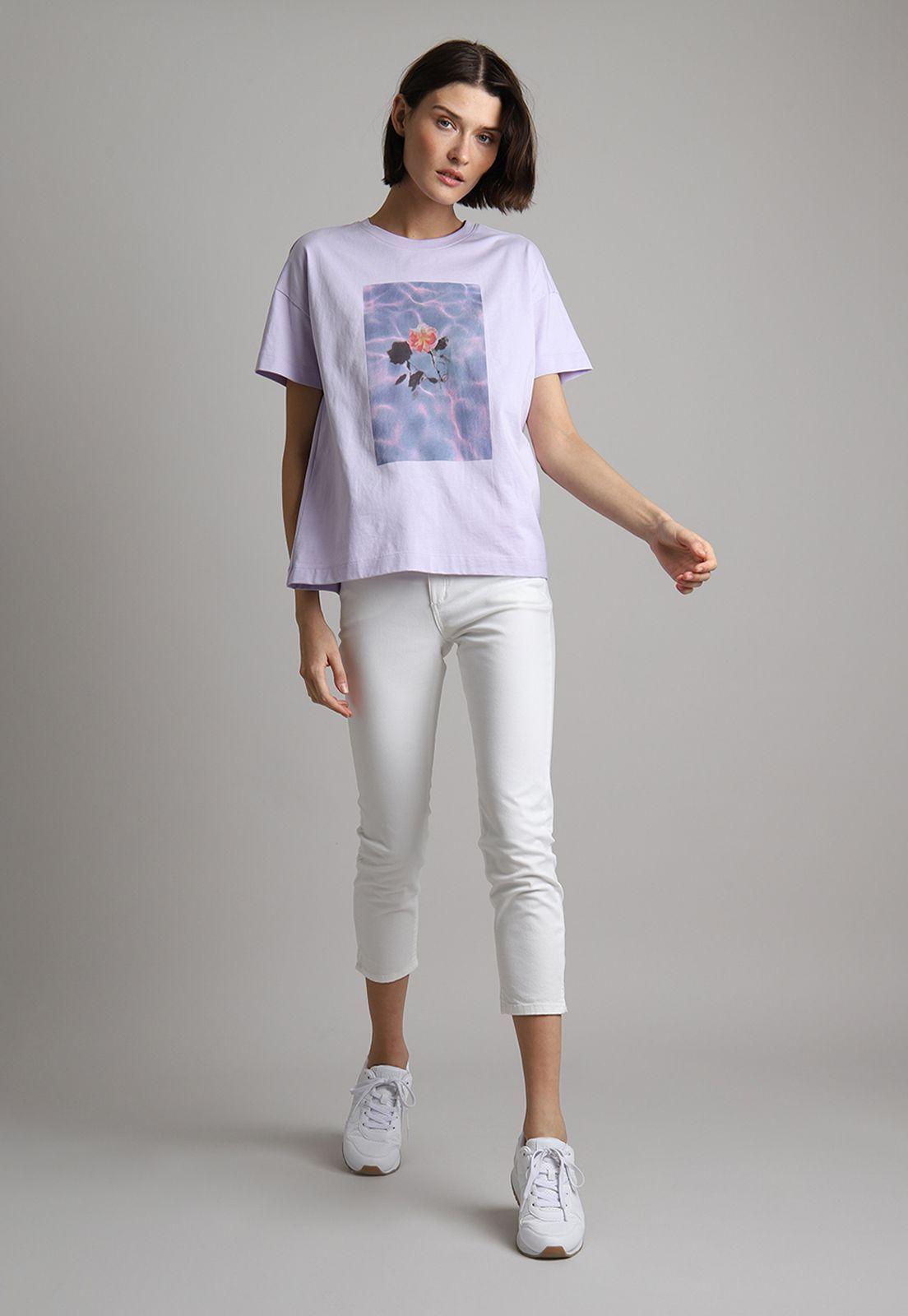 Polera con Estampado Hombre Esprit 052EE1K351-3