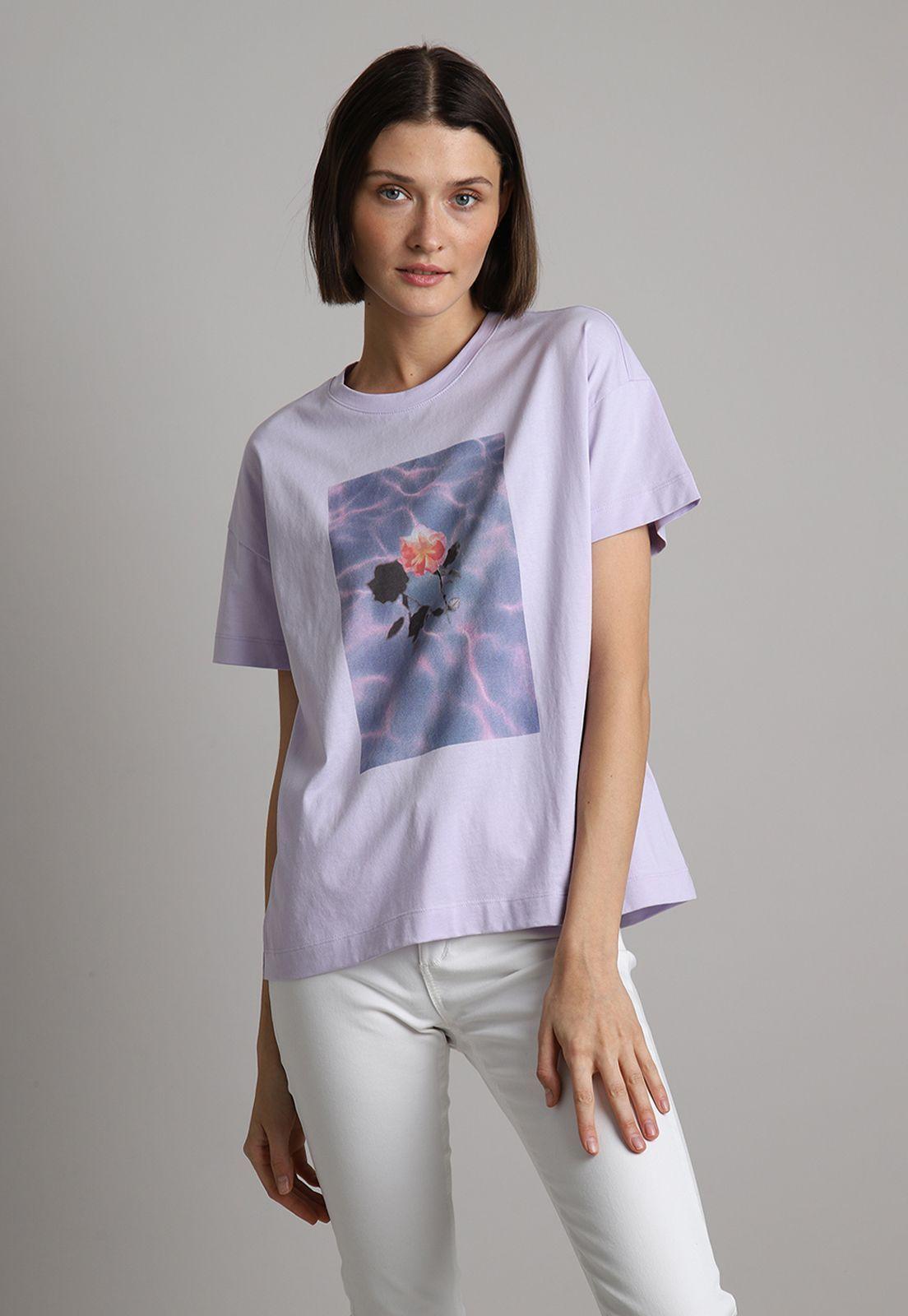 Polera con Estampado Hombre Esprit 052EE1K351-0