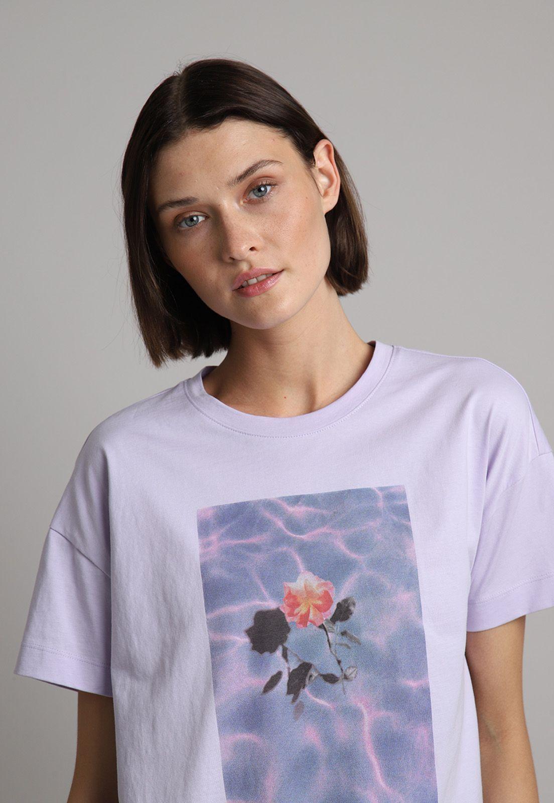 Polera con Estampado Hombre Esprit 052EE1K351-2