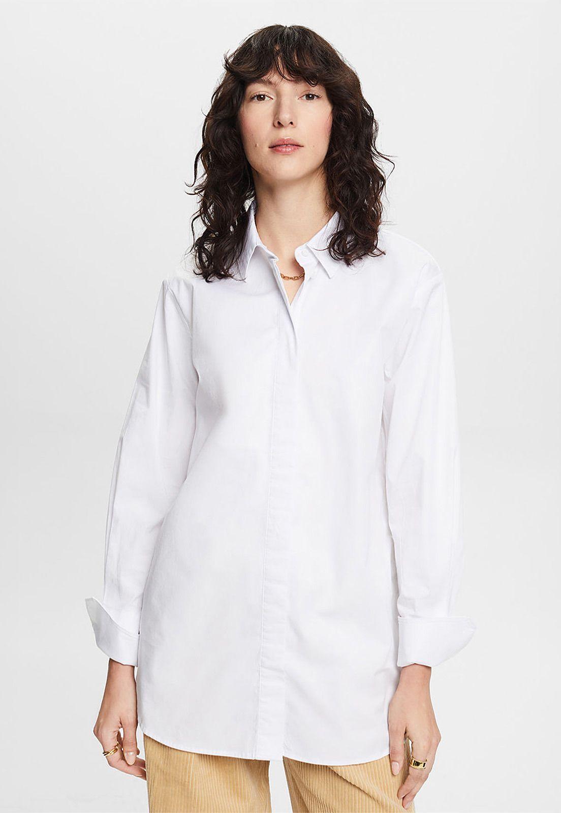 Blusa Camisera Con Corte Holgado Mujer Esprit 993EE1F331-0
