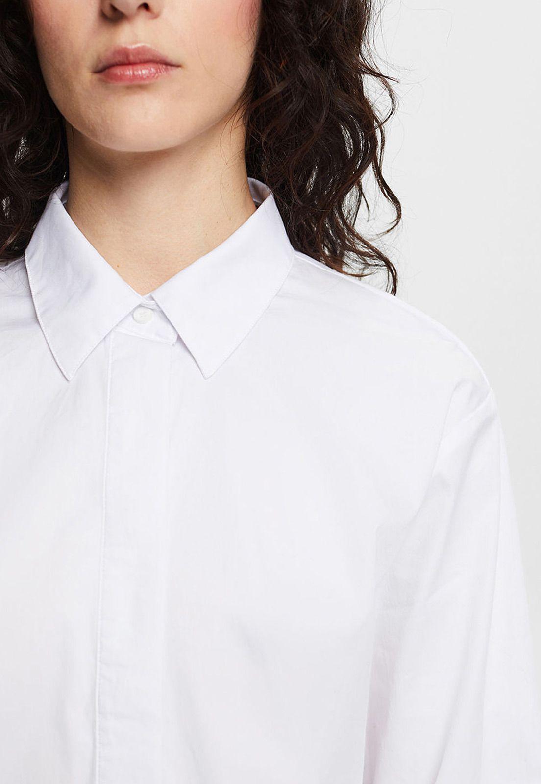 Blusa Camisera Con Corte Holgado Mujer Esprit 993EE1F331-2