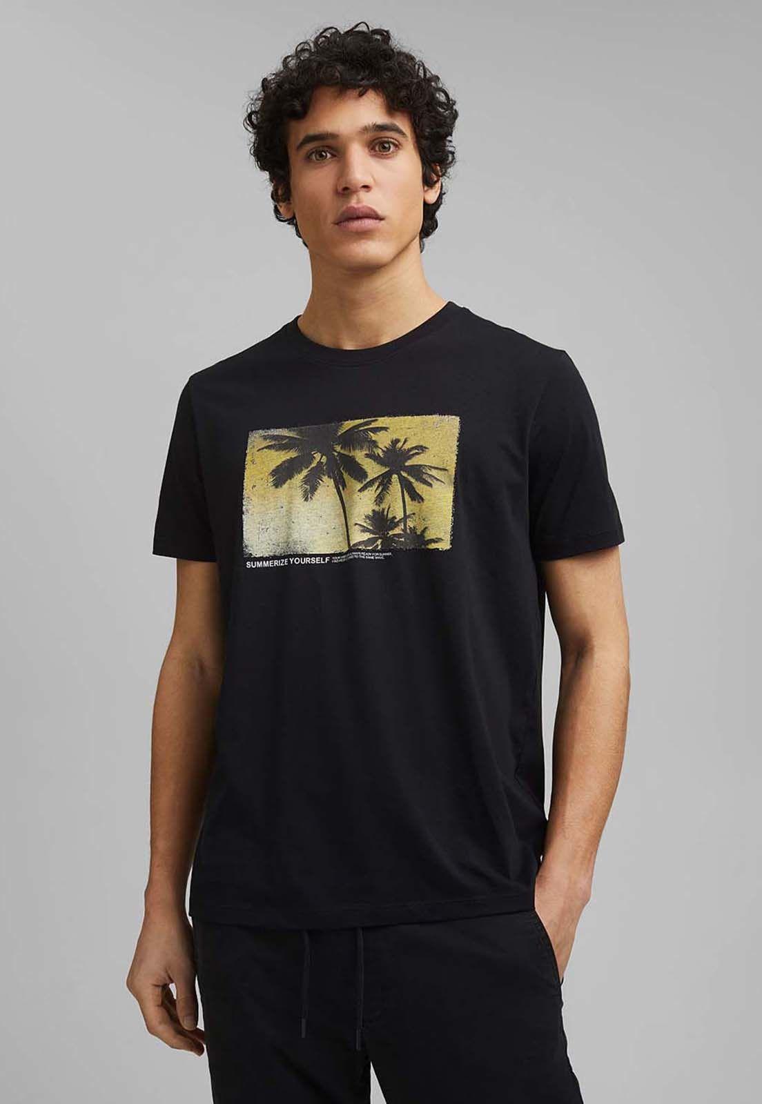 Polera Hombre Manga Corta Estampada Esprit-0