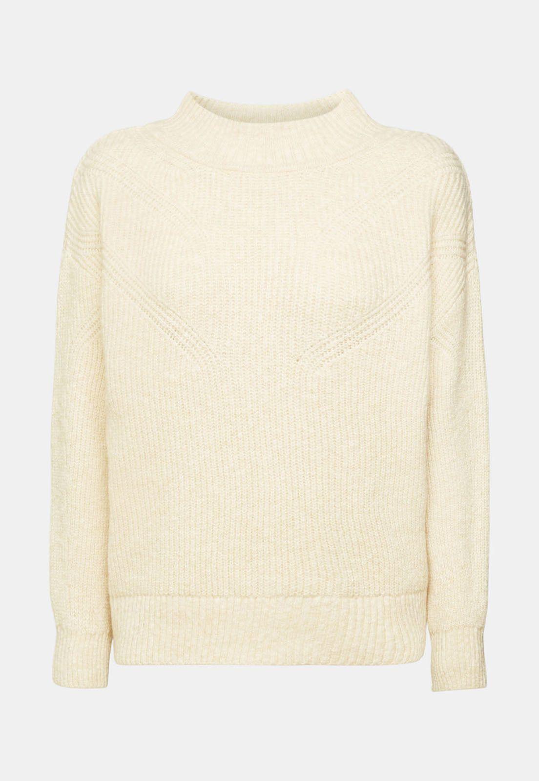 Sweater De Punto Mouliné Mujer Esprit-3