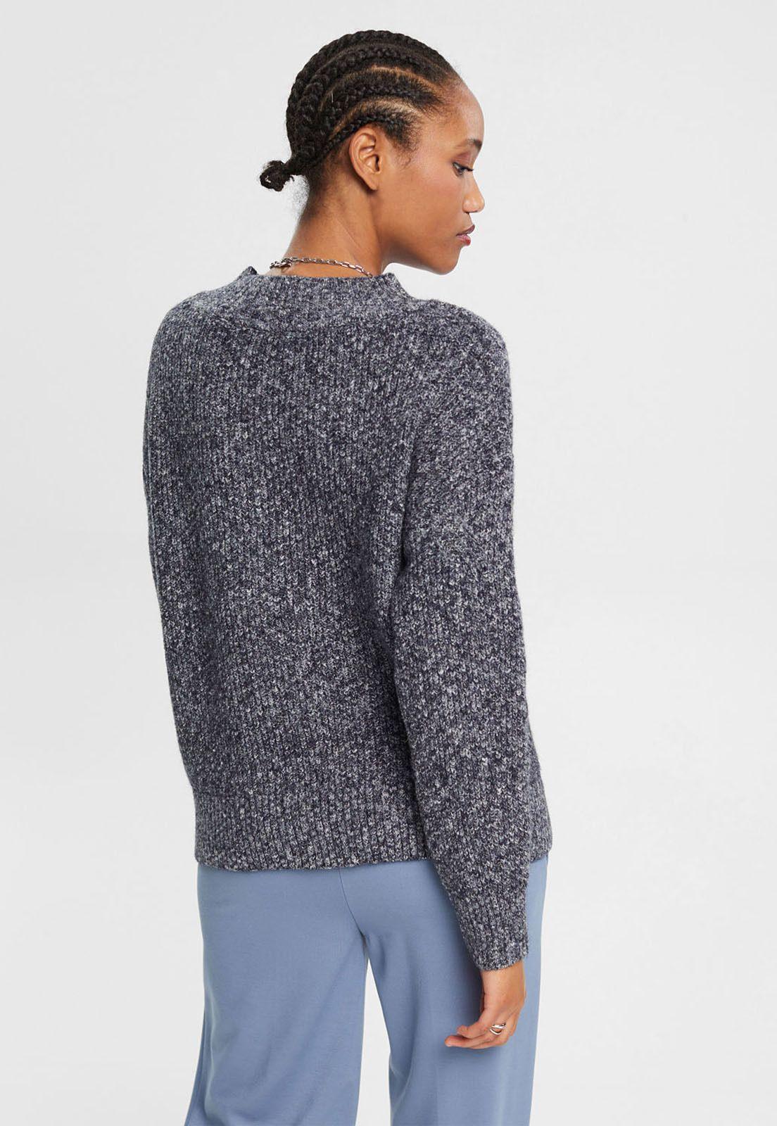 Sweater De Punto Mouliné Mujer Esprit-5