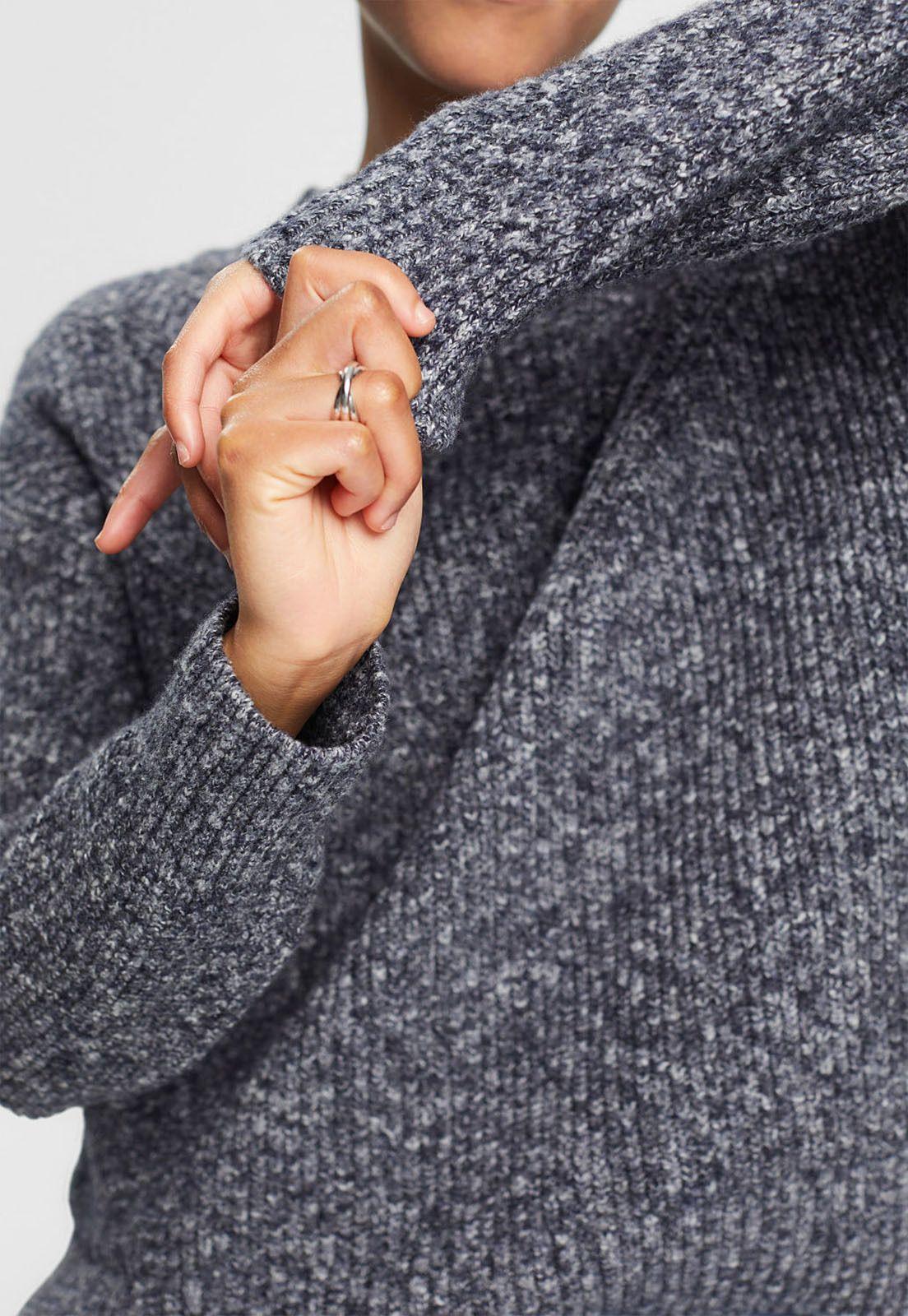 Sweater De Punto Mouliné Mujer Esprit-6