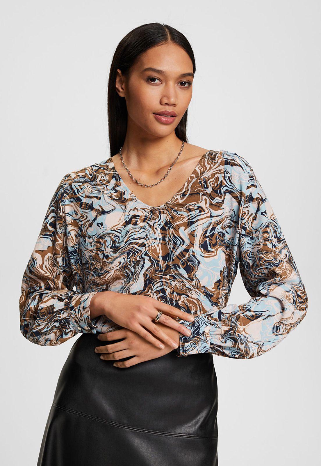 Blusa Estampada Mujer Esprit 122EO1F310-0