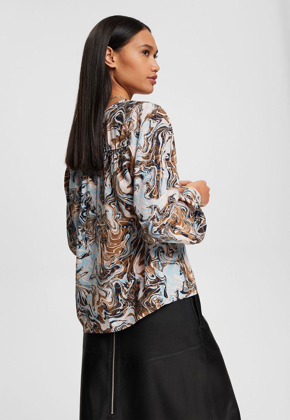Blusa Estampada Mujer Esprit 122EO1F310-1