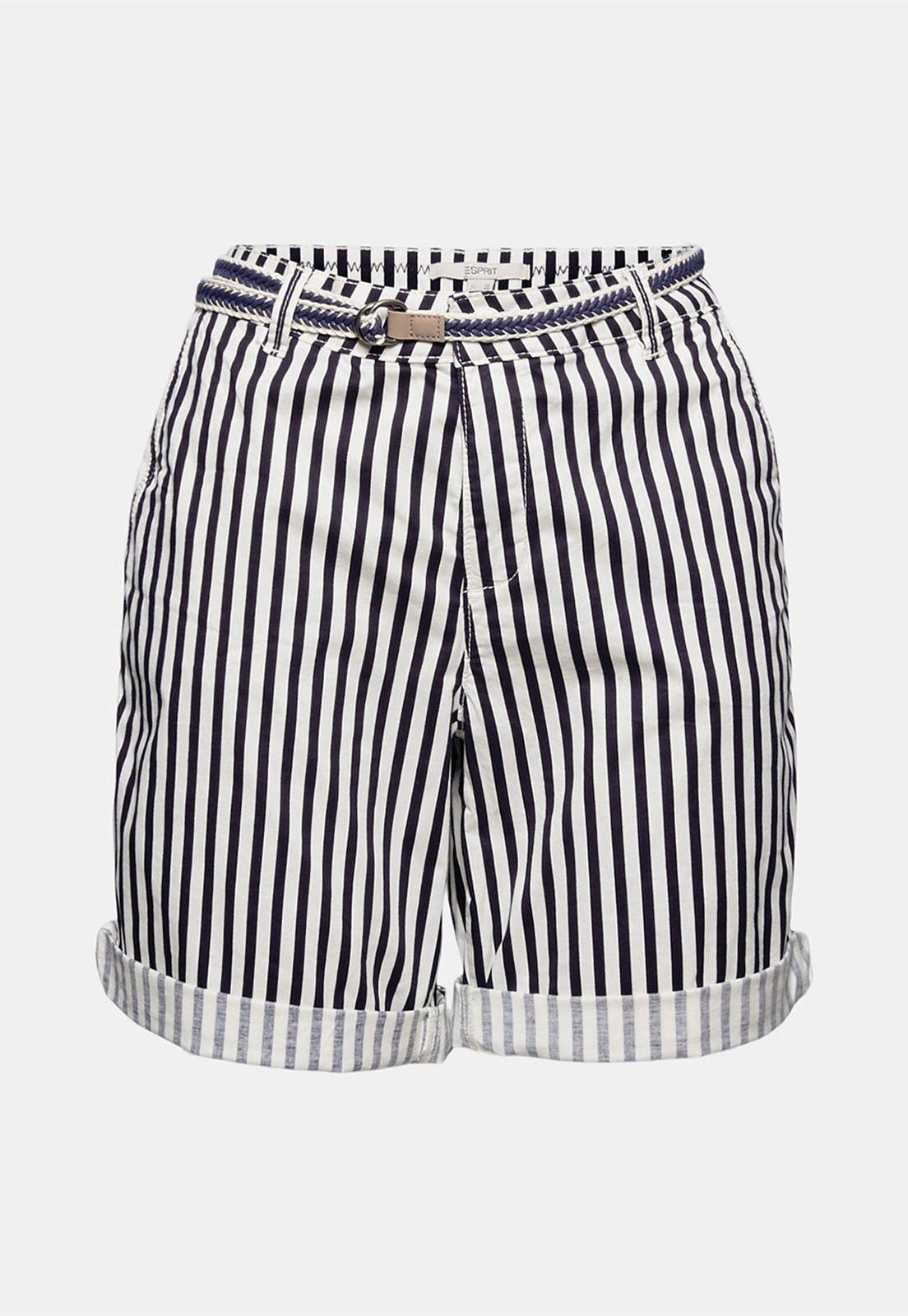 Bermudas Mujer Con Cinturón Esprit Multicolor-7
