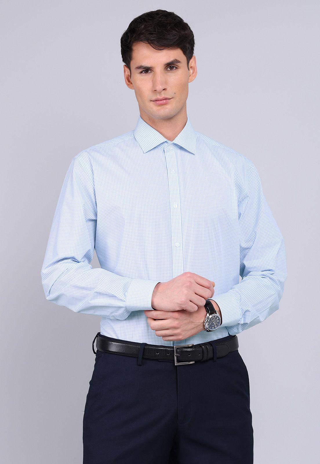 Camisa Formal Cuadros Van Heusen-0