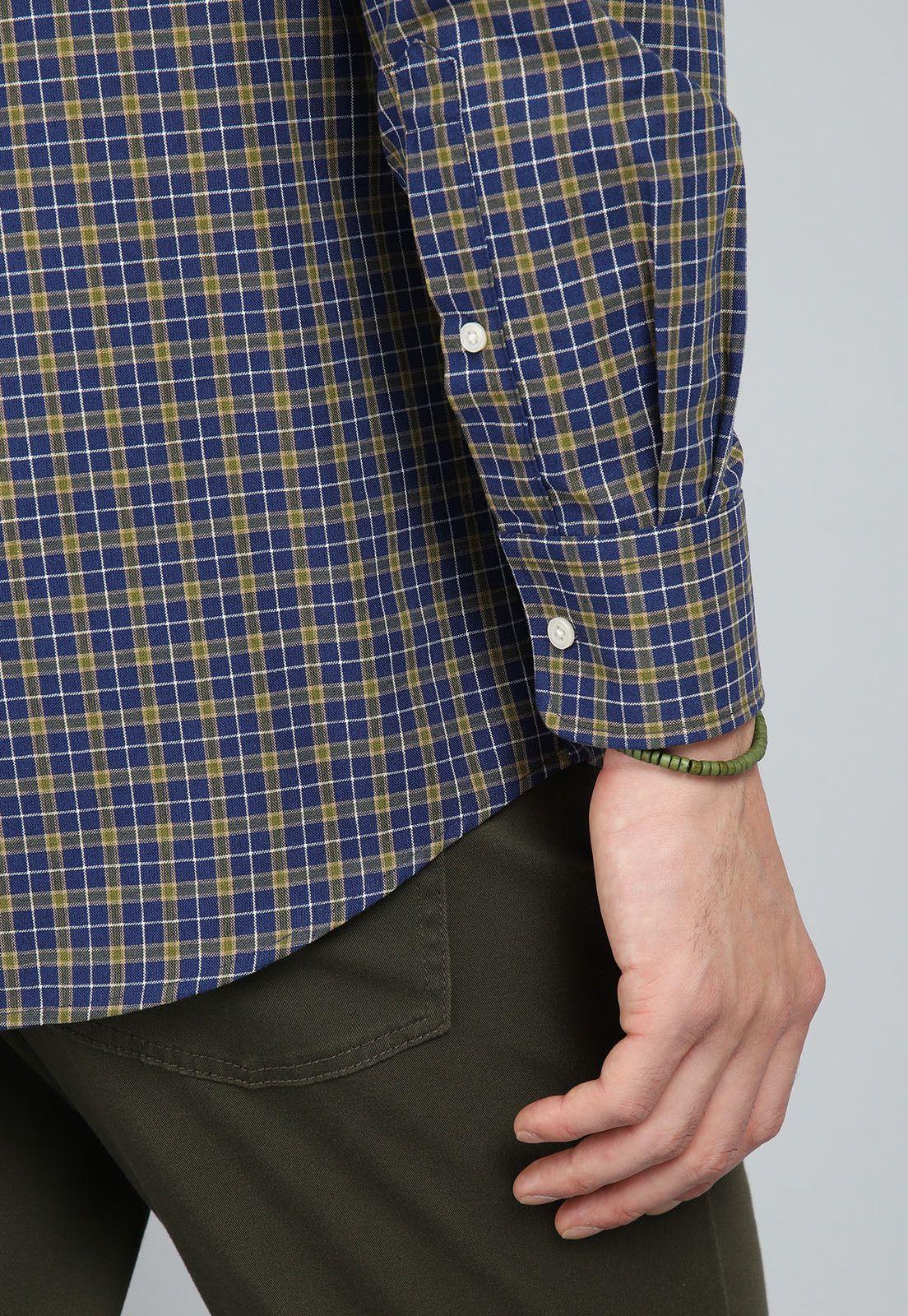 Camisa Cuadros Manga Larga Guy Laroche GLBIF50NB-5