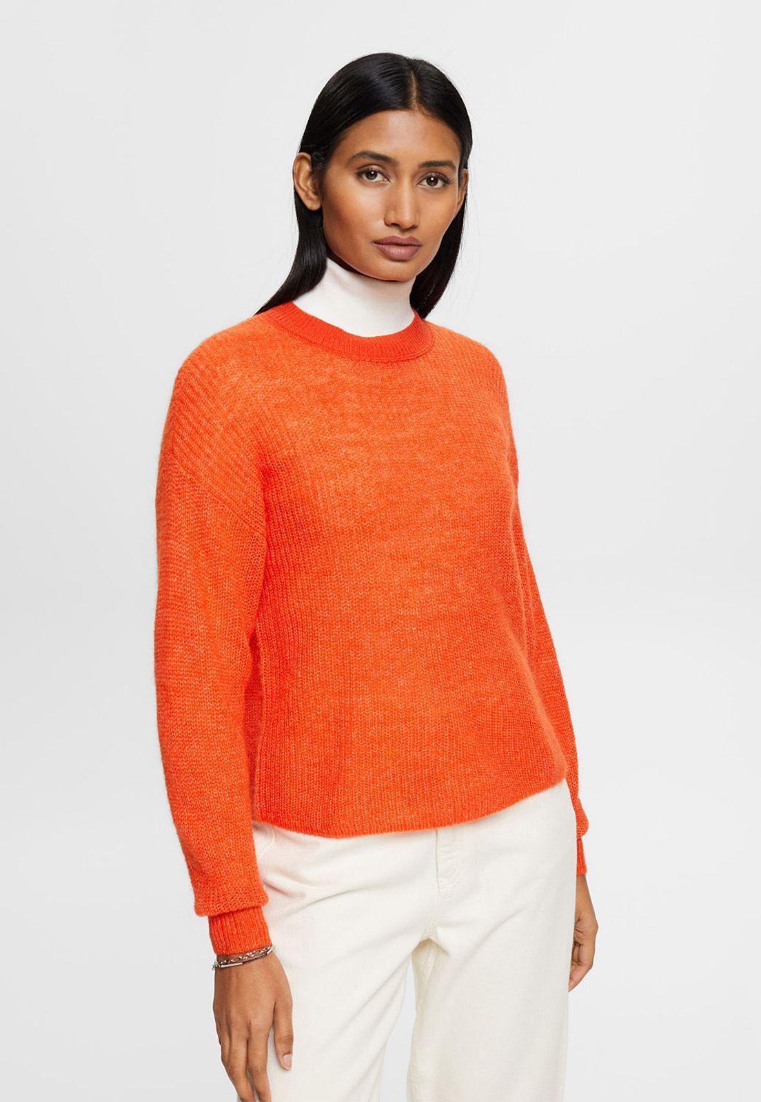 Sweater En Mezcla De Mohair Mujer Esprit-0