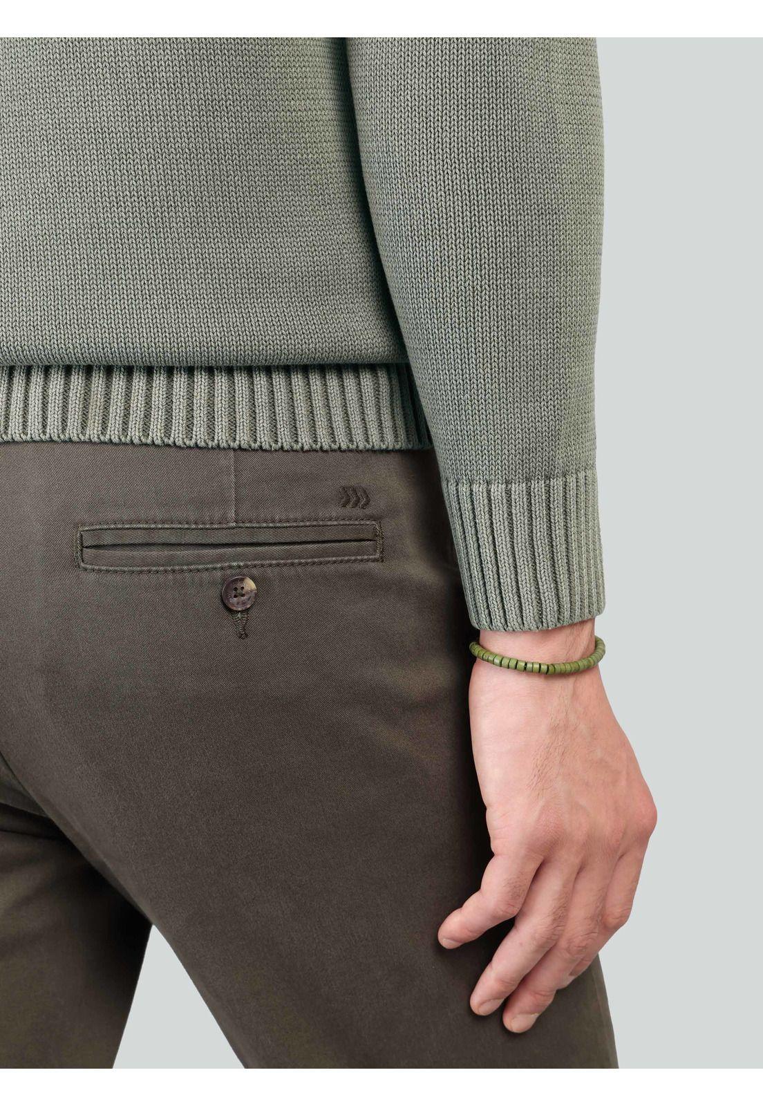 Sweater Stone Wash Regular Fit Verde Arrow SW33015VE-4