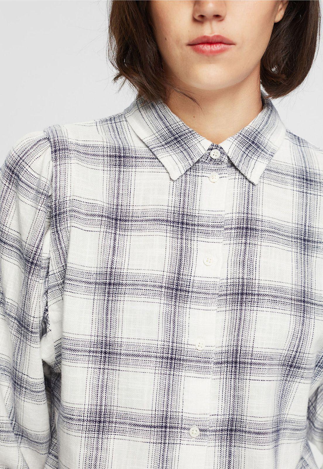 Blusa A Cuadros Mujer Esprit-2