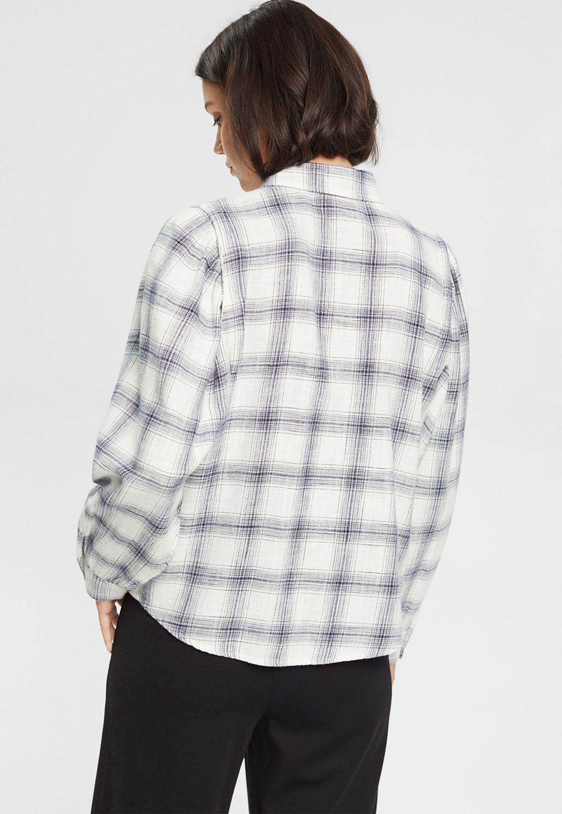 Blusa A Cuadros Mujer Esprit-1