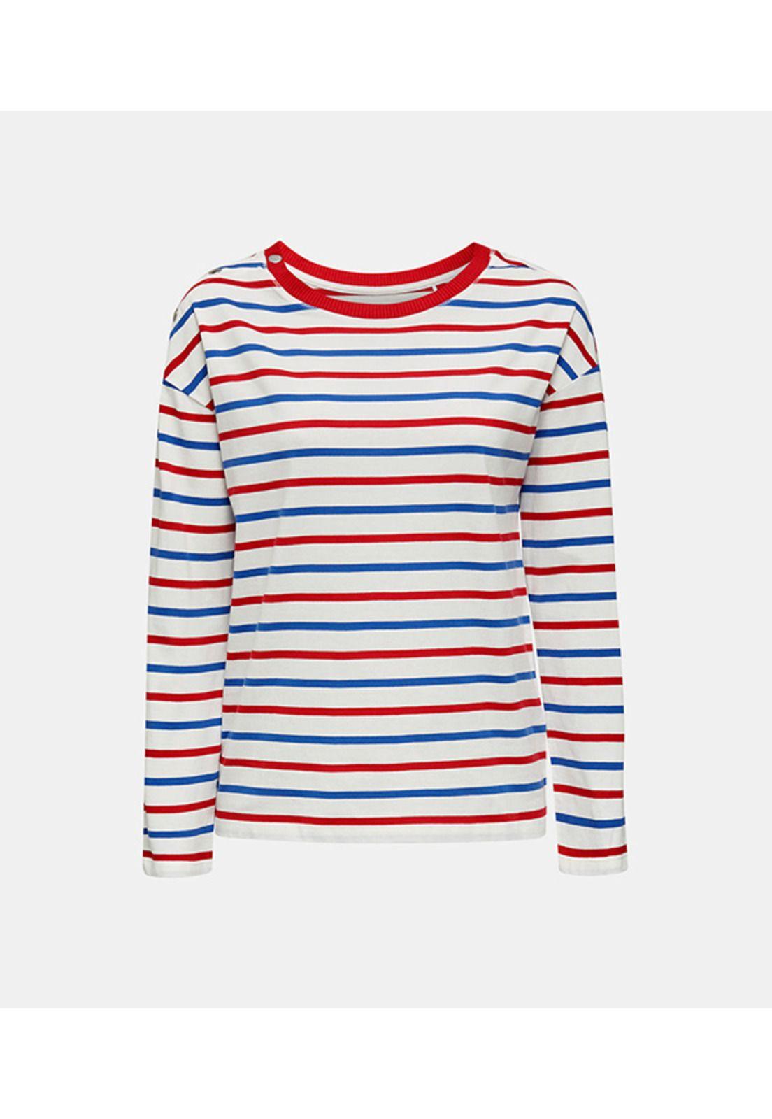 Polera manga larga con botón-1