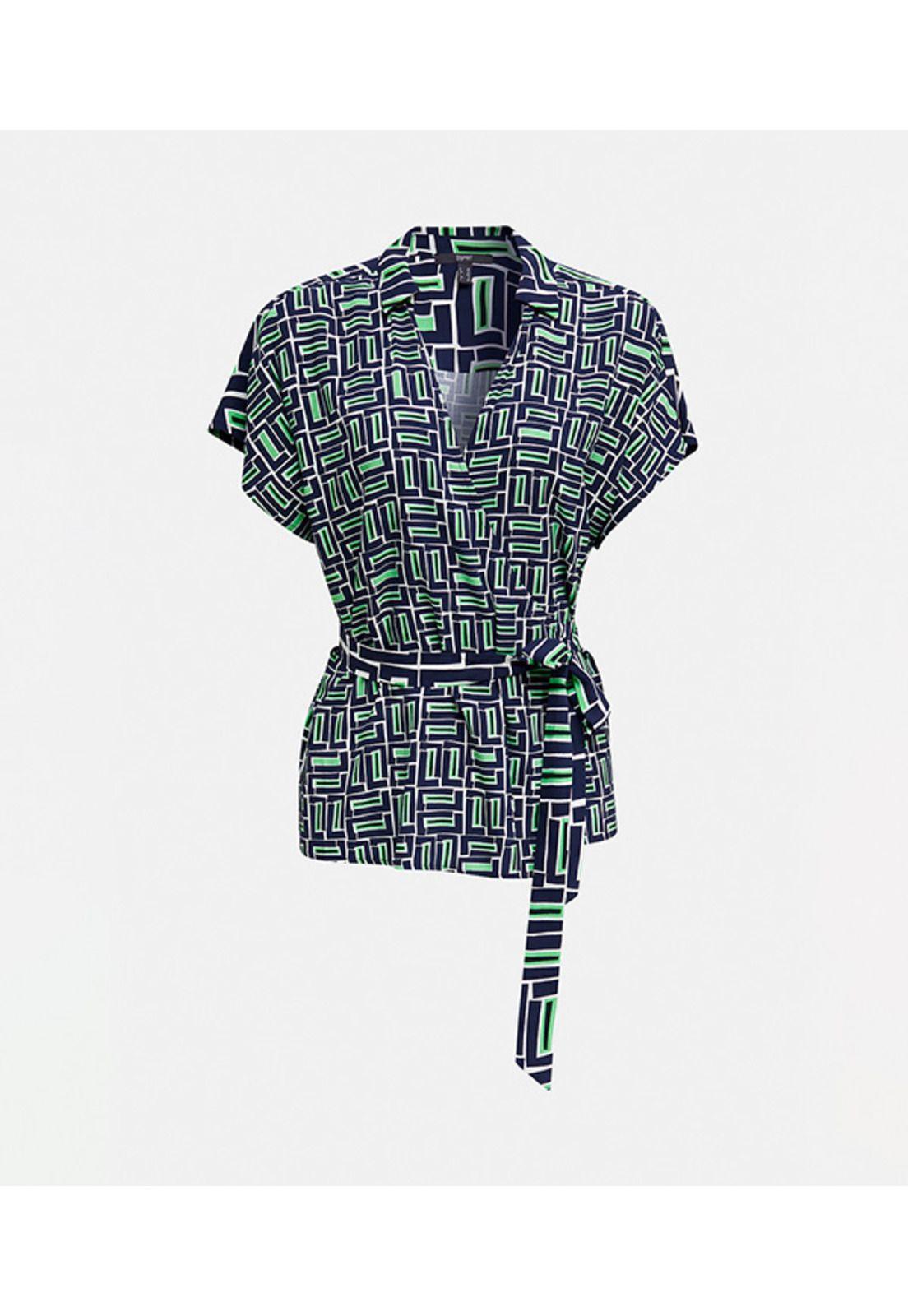 Blusa cruzada LENZING™ ECOVERO™-3