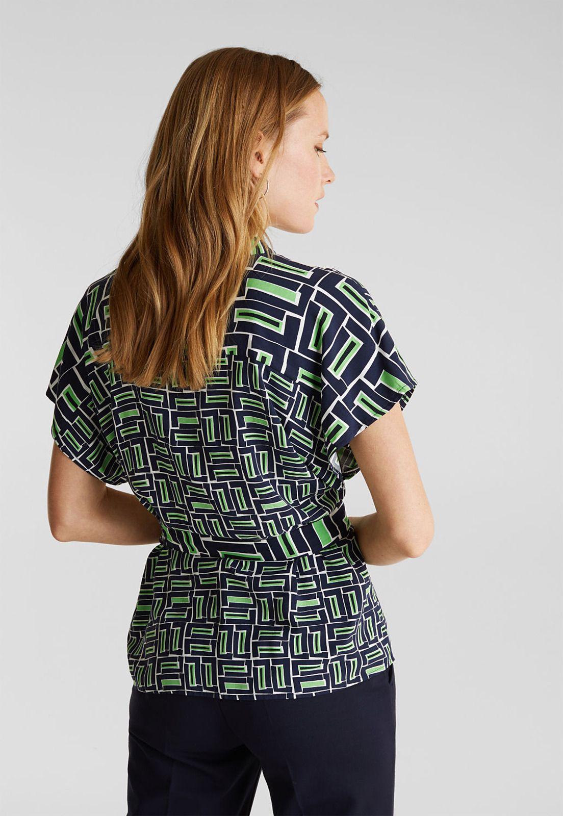 Blusa cruzada LENZING™ ECOVERO™-5