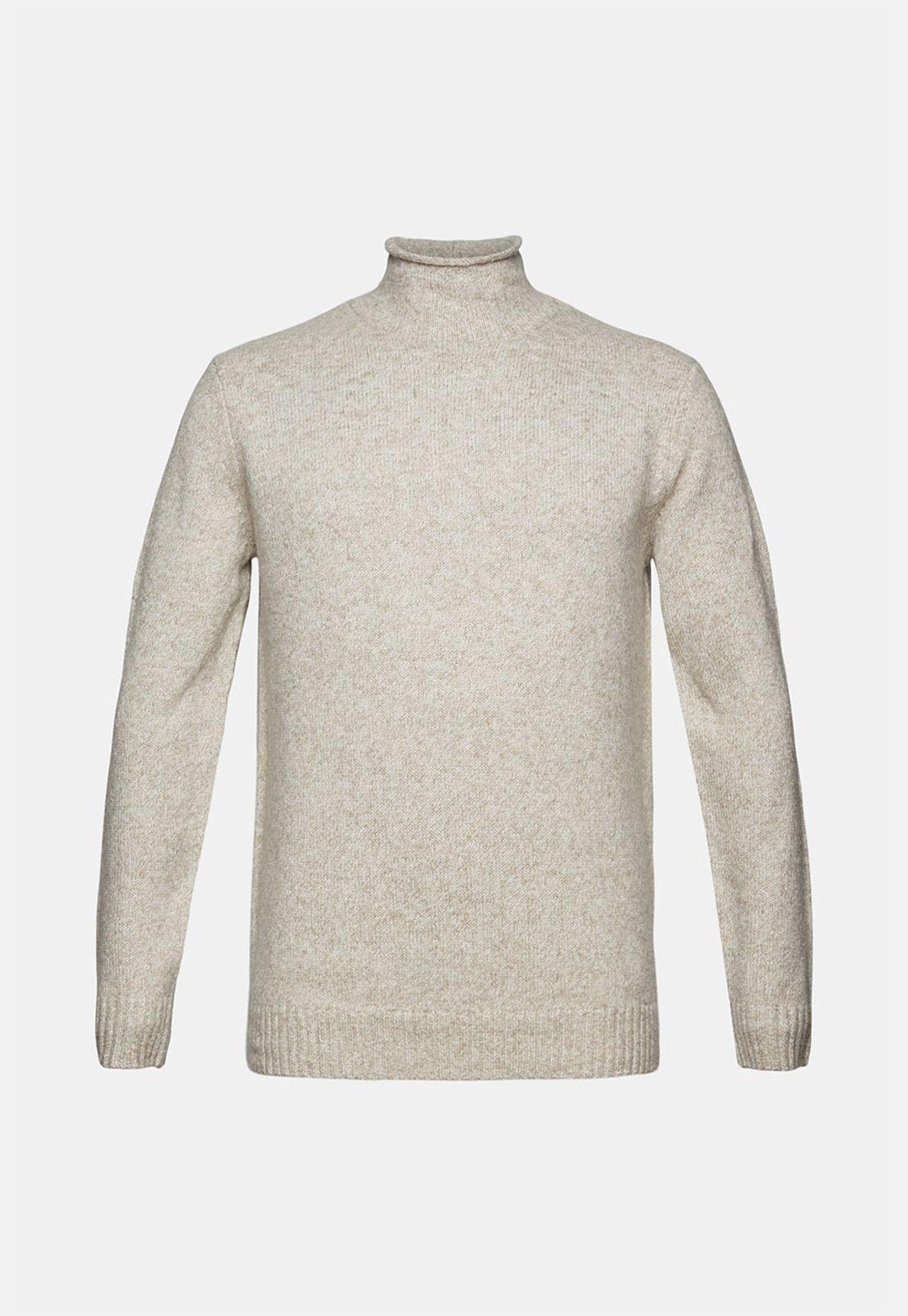 Sweater hombre cuello alto Esprit Gris oscuro-3