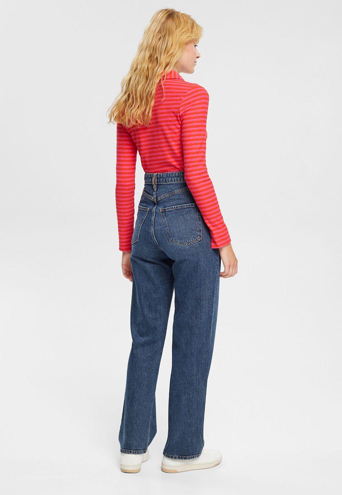 Jeans Con Pierna Recta Mujer Esprit-1