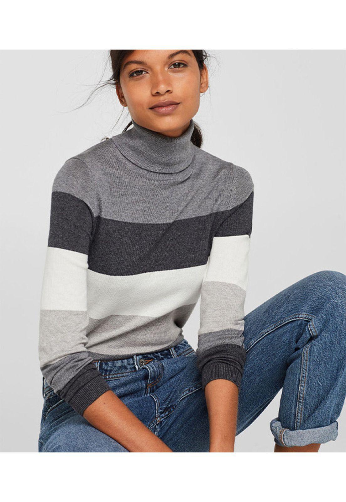 Sweater de cuello vuelto-4