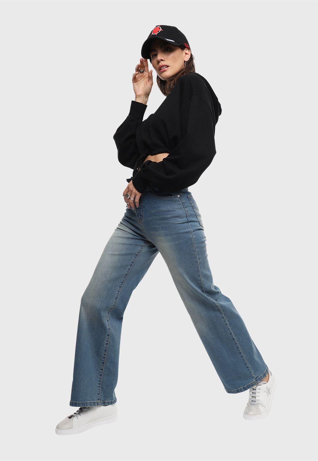Jeans Woman Wide Leg Soviet SVJE302AZ-3