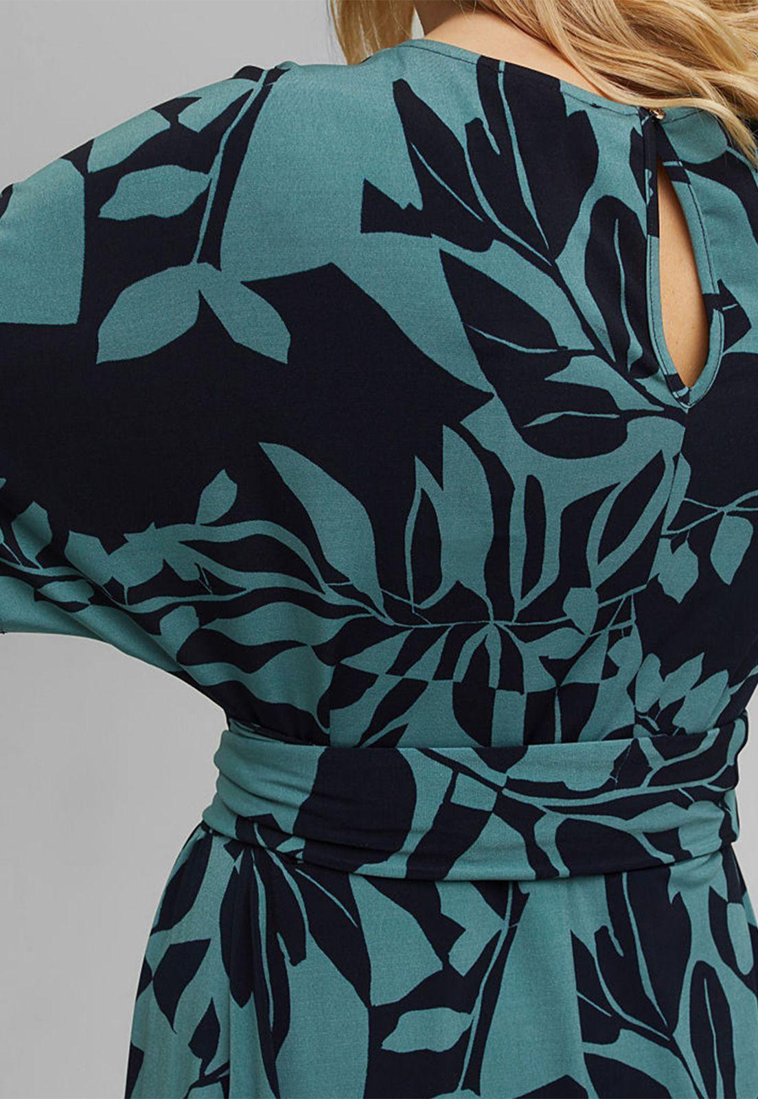 Vestido De Jersey Estampado Esprit-2