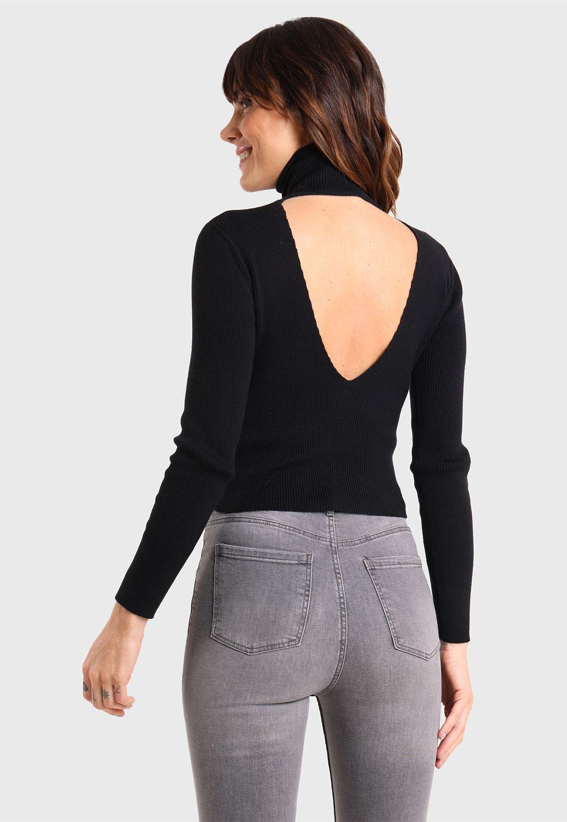 Sweater Manga Larga Mujer Soviet SSWM734NE-1