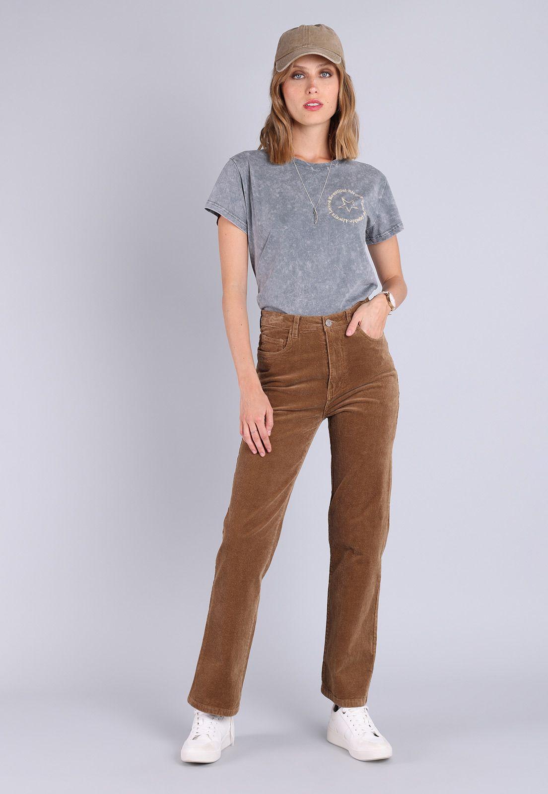 Pantalón Cotele Straight Mujer Soviet-3
