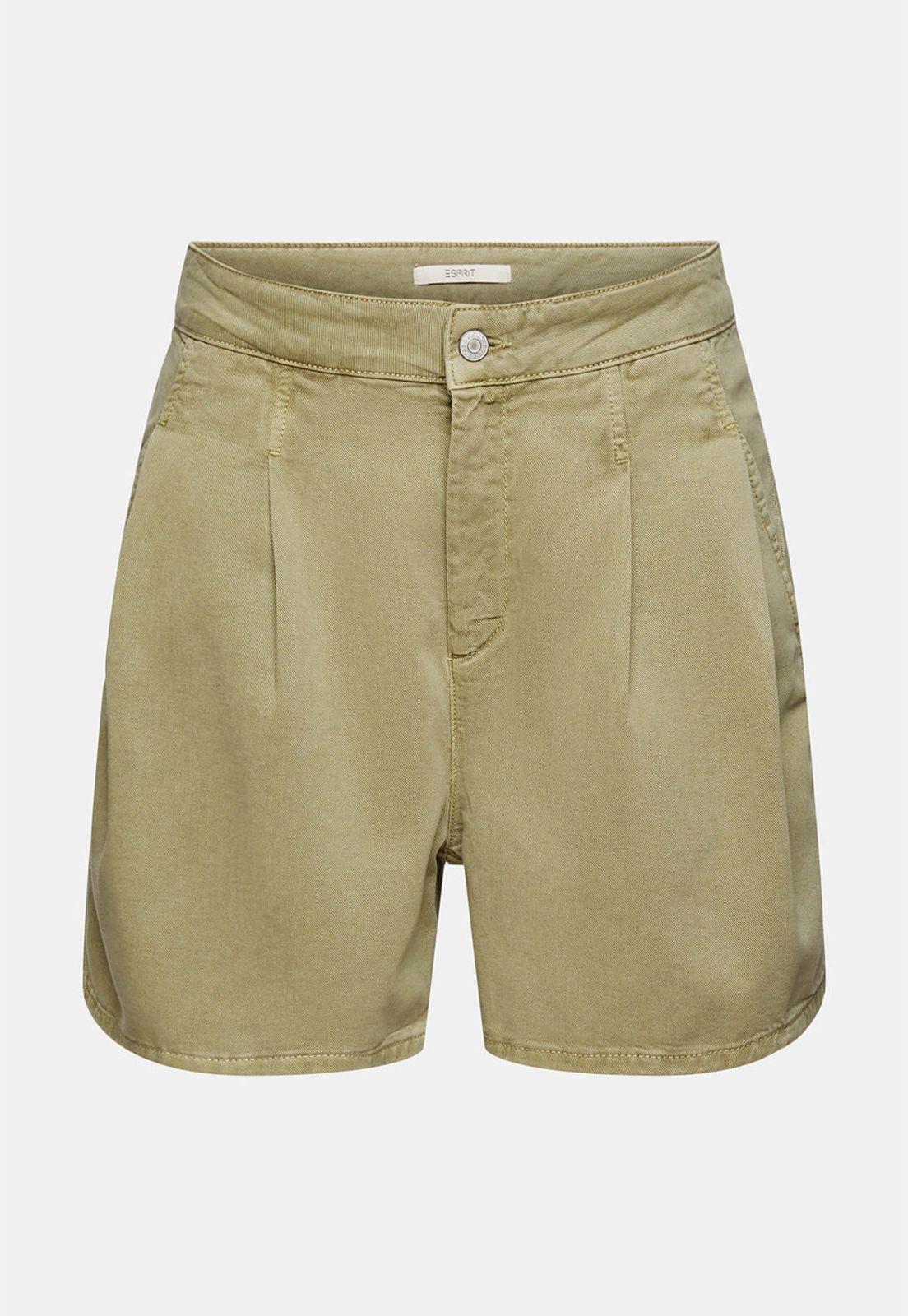 Short Con Pliegues En La Cintura Esprit-3