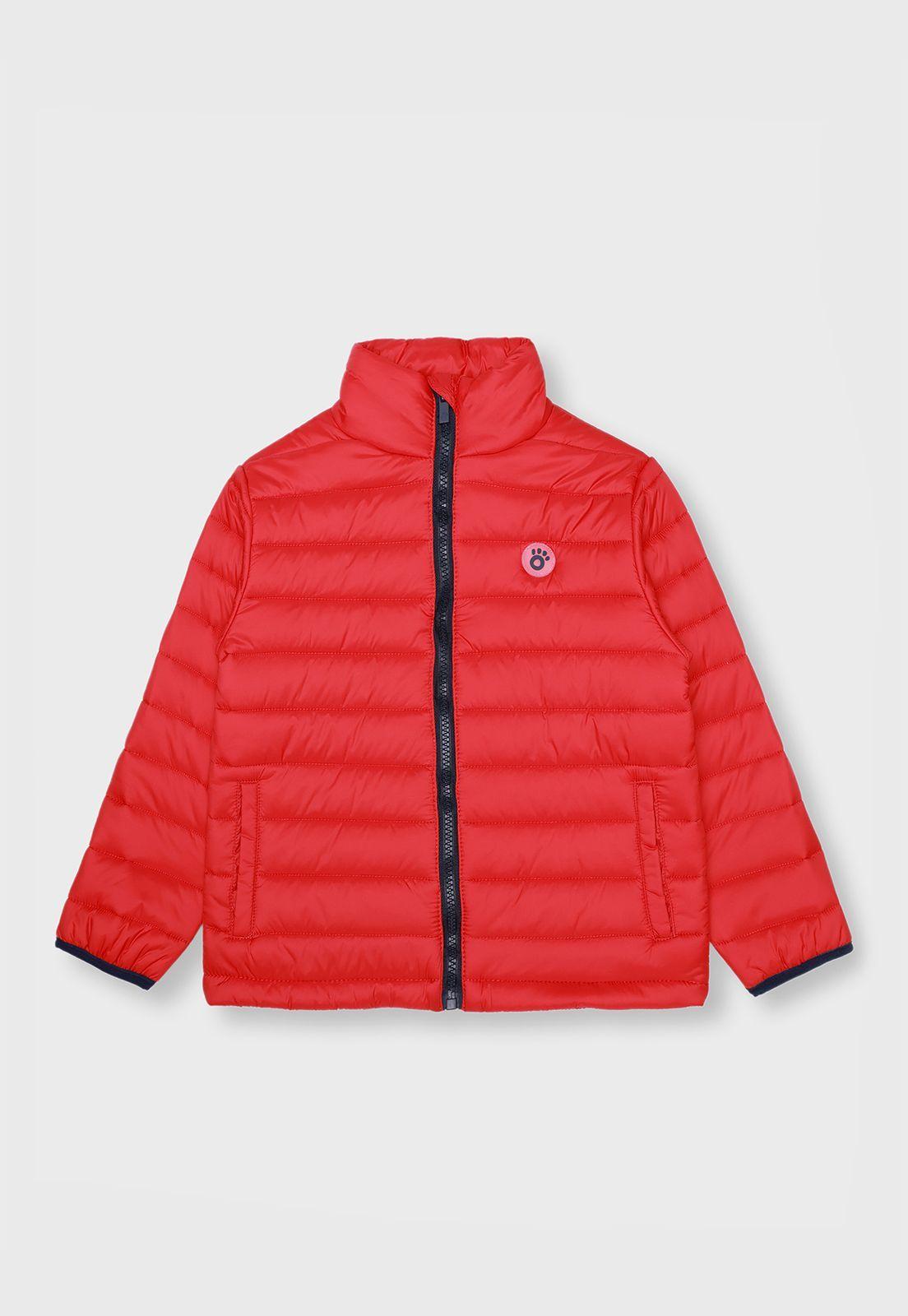 Parka Interior Estampada Niño Osito-0