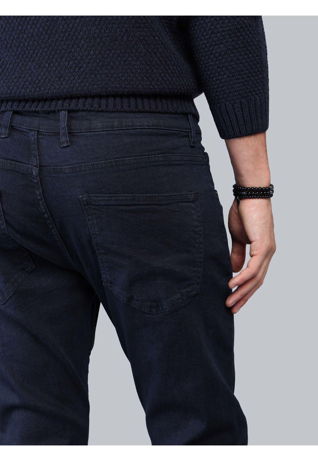 Jeans Spandex Regular Fit Azul Soviet SCIB102AZ-4