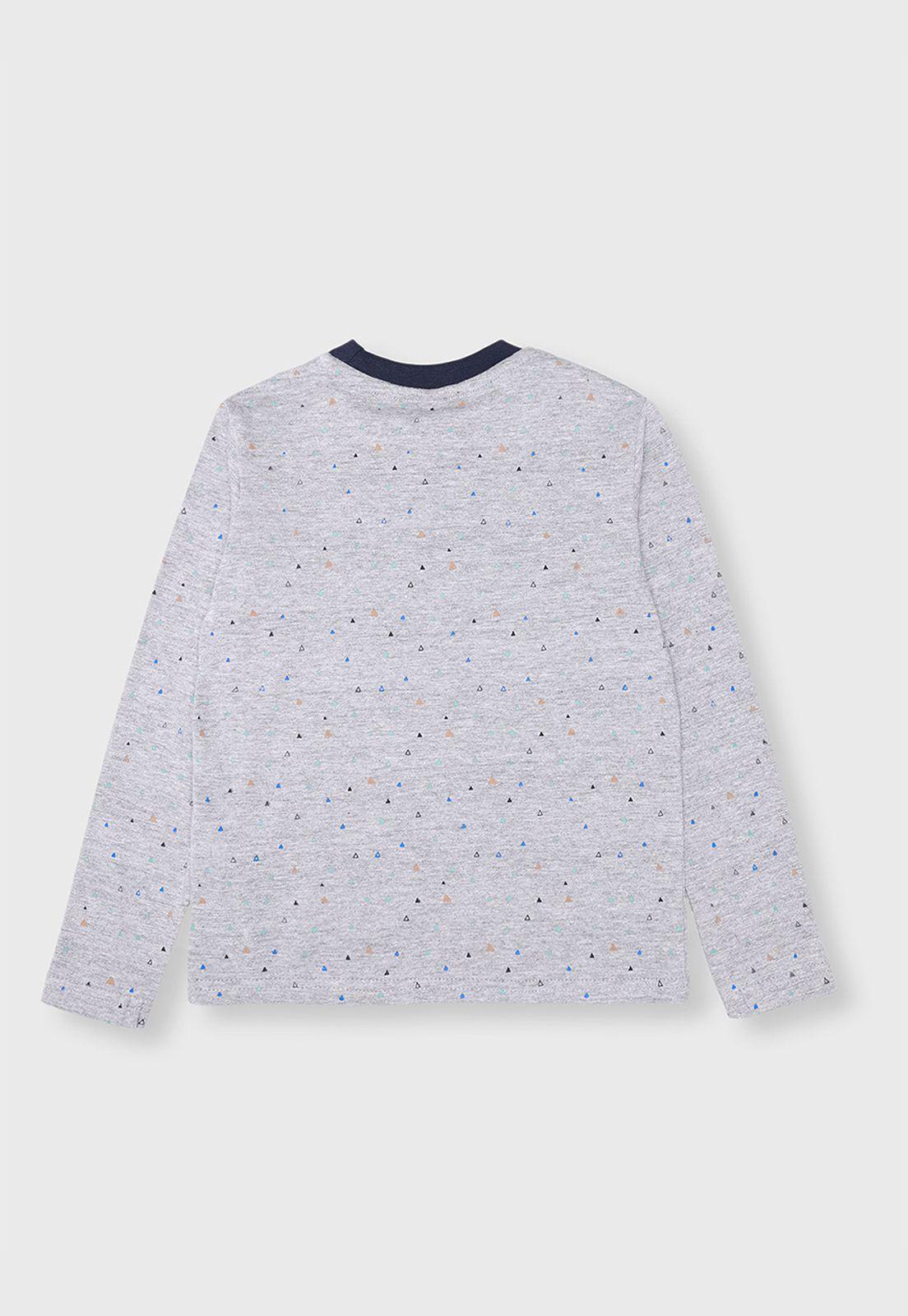 Polera Estampada Con Bolsillo Niño Osito Osito-1