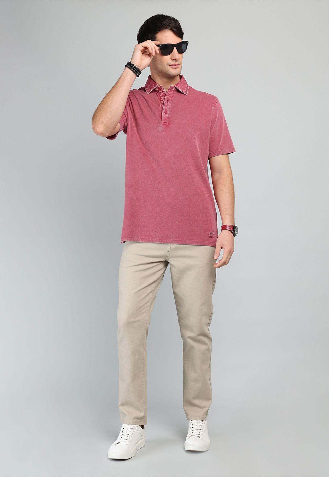 Polera Pique Stone Wash Soviet SCVK044RO-3