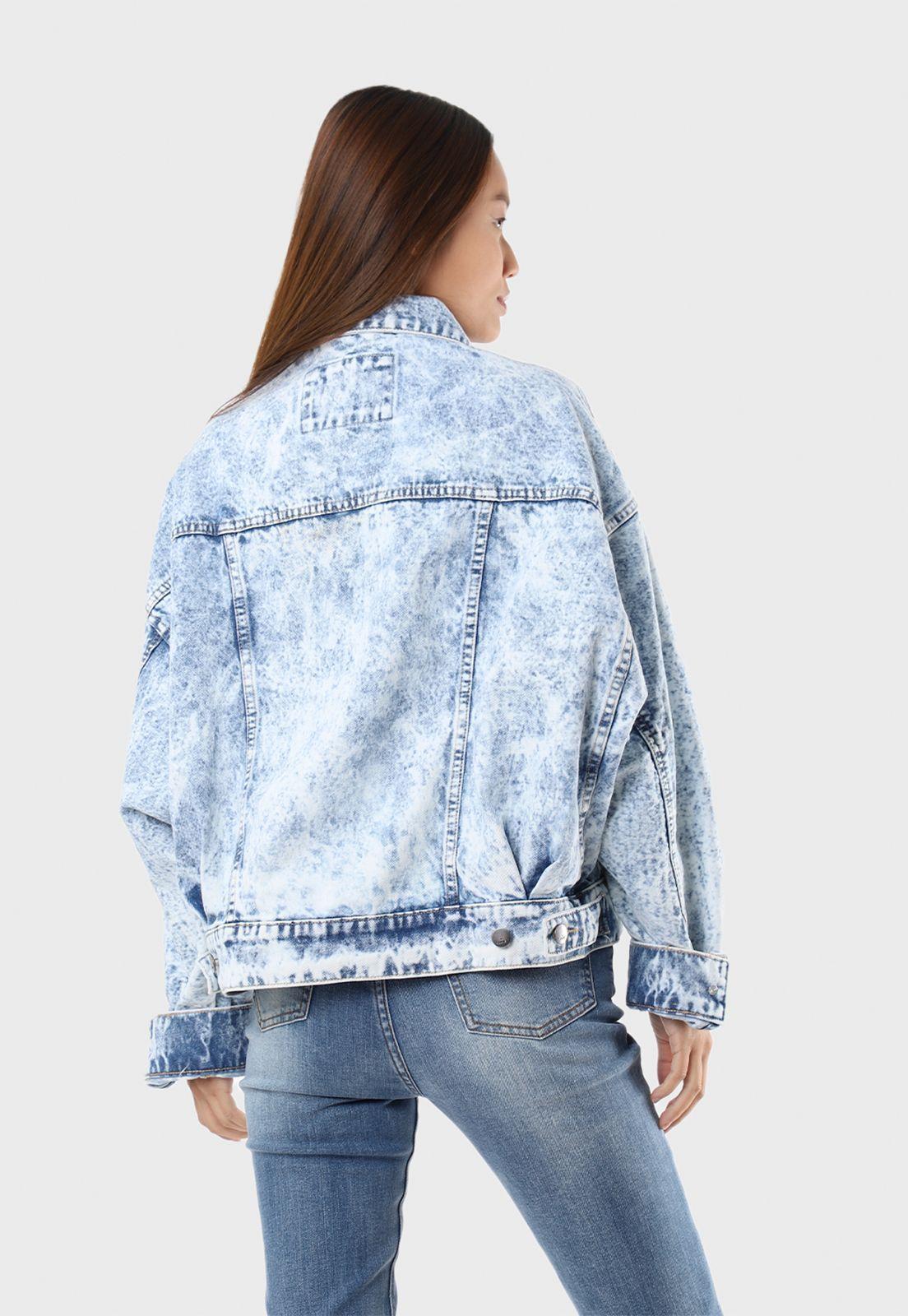 Chaqueta Denim Manga Murcielago Soviet-2