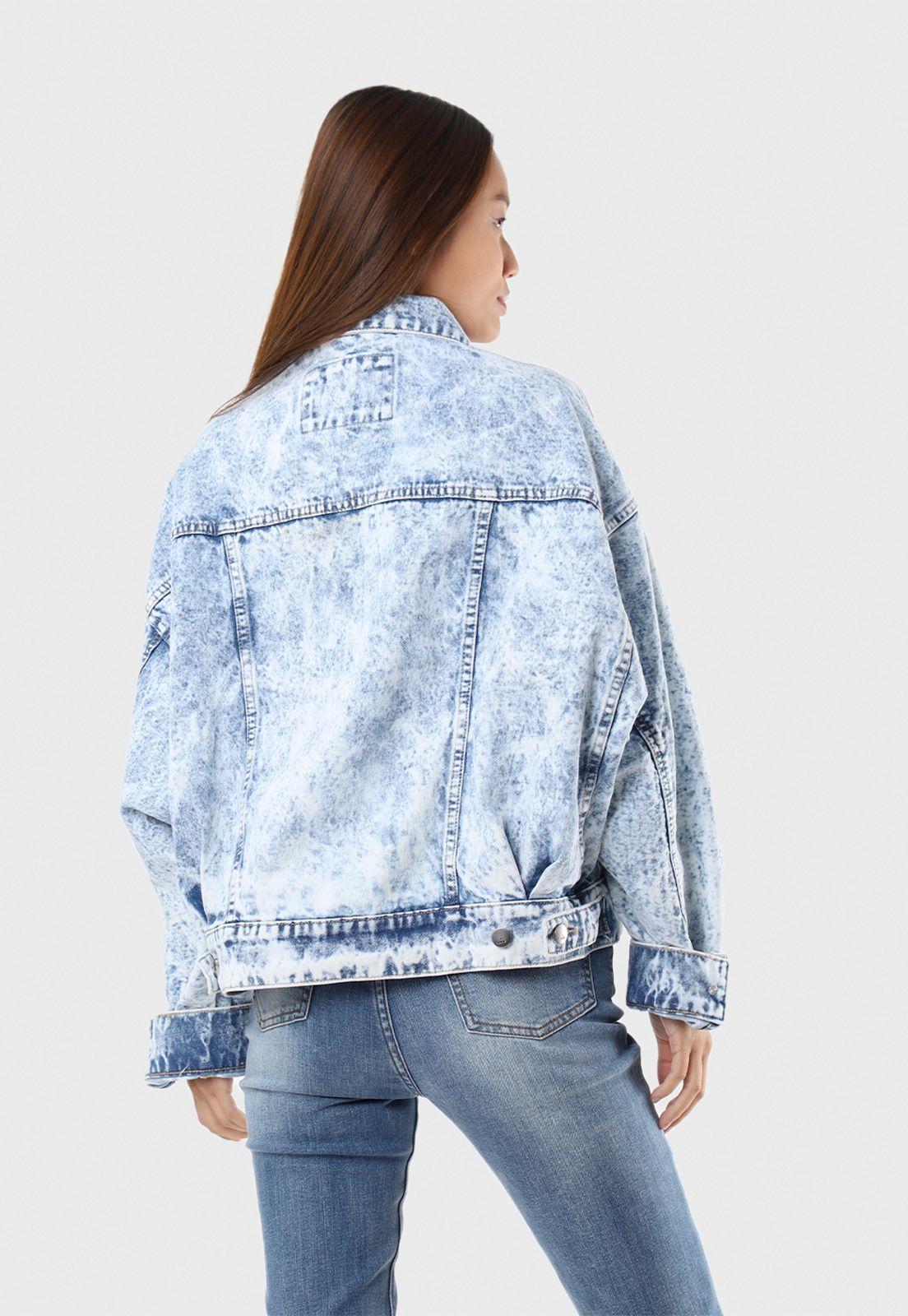 Chaqueta Denim Manga Murcielago Soviet SJKMI54CE-2