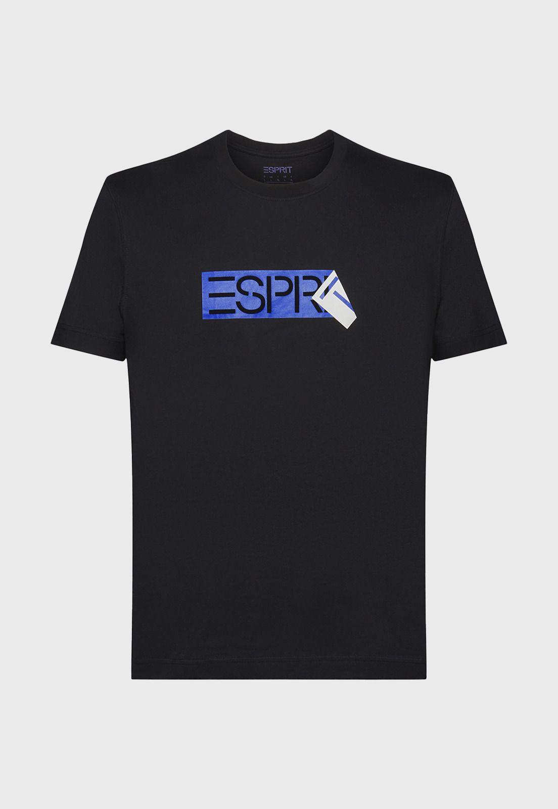 Polera Manga Corta Con Logo Hombre Esprit 034EE2K302-3
