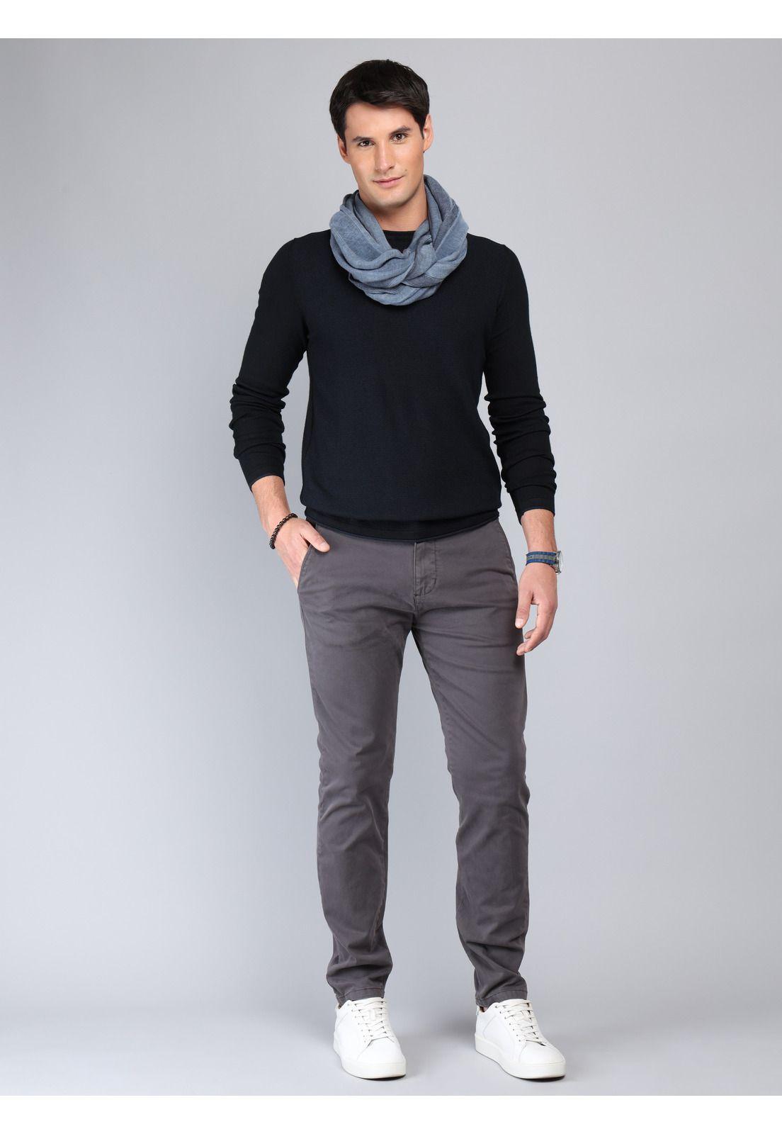 Sweater Cuello Redondo Regular Fit Negro Soviet SCII109NE-3