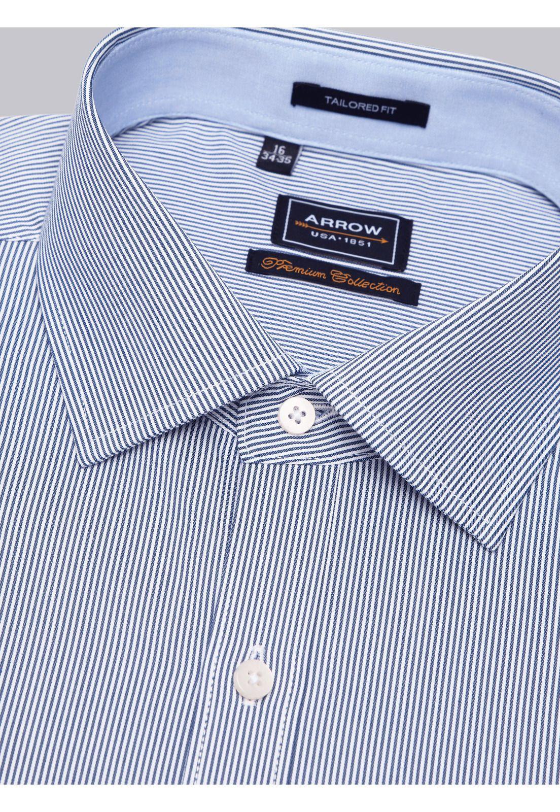 Camisa Formal Rayas Spandex Arrow ARM9028AZ-1