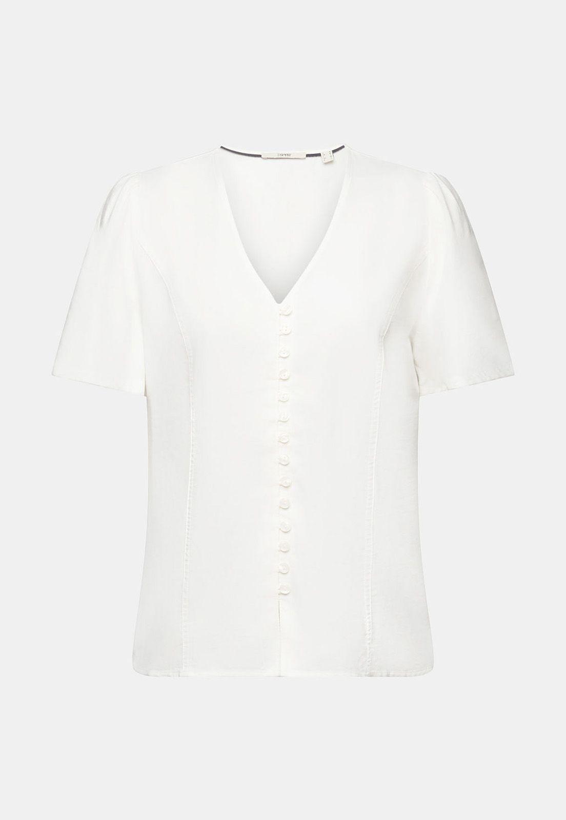 Blusa Ajustada A La Cintura Mujer Esprit-3