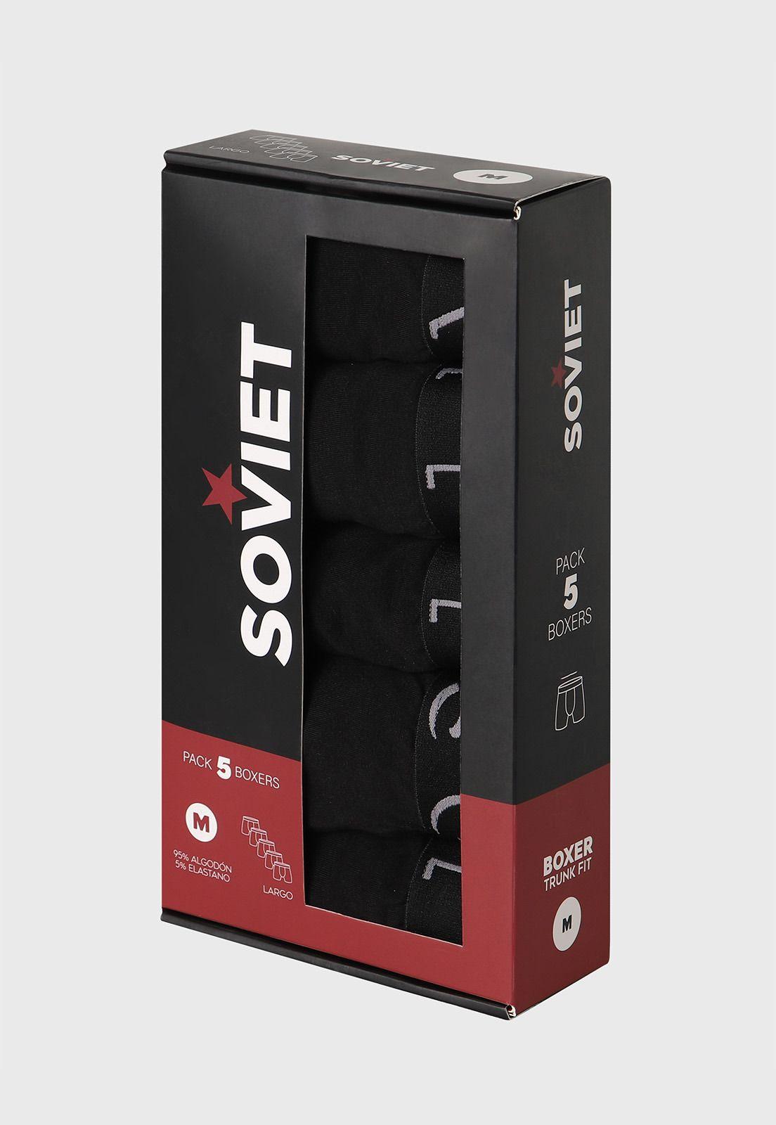 Boxer Trunk Fit Pack 5 Unidades Soviet BOS2401NE-2