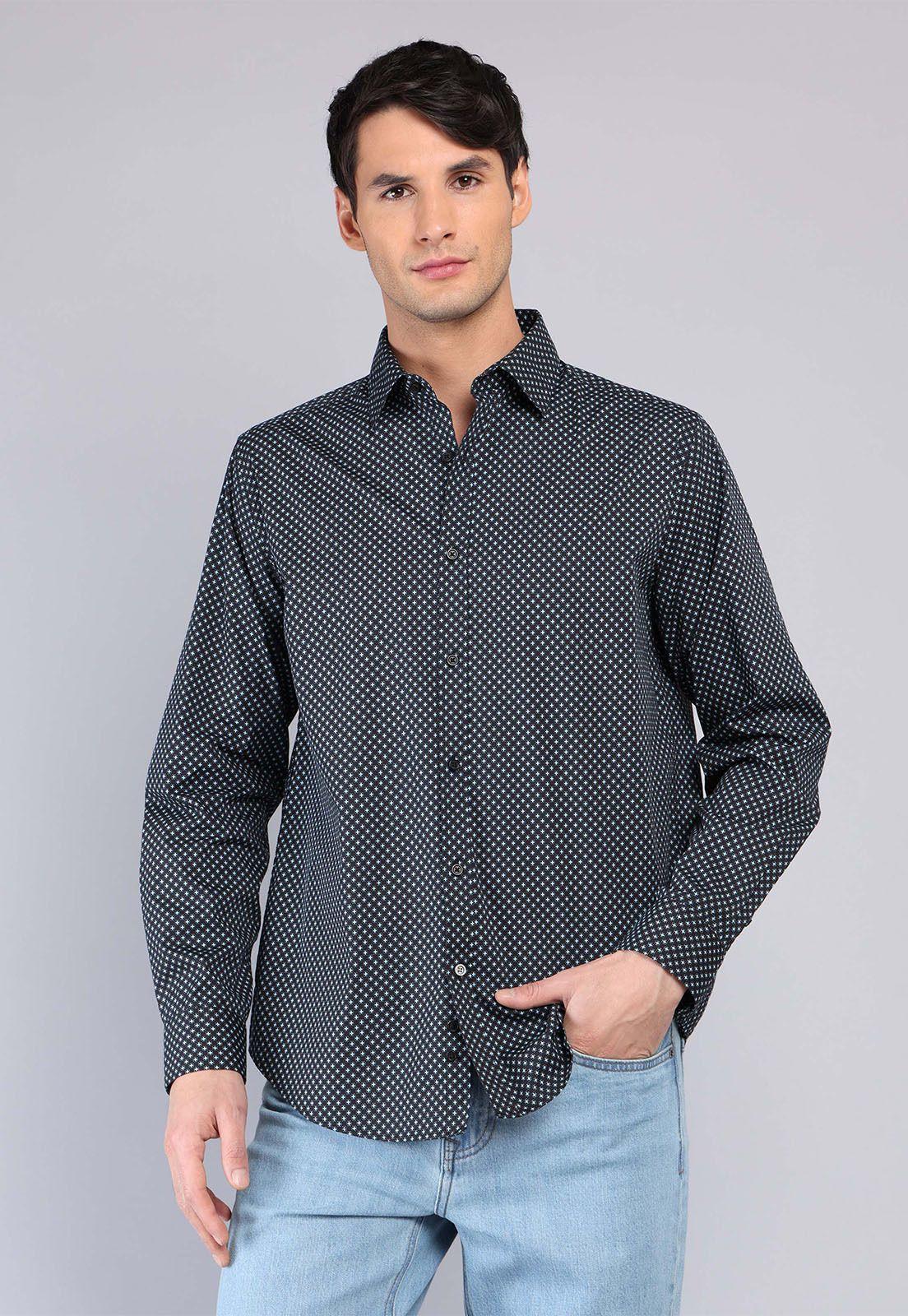 Camisa Print Spandex Arrow CM32060NE-5