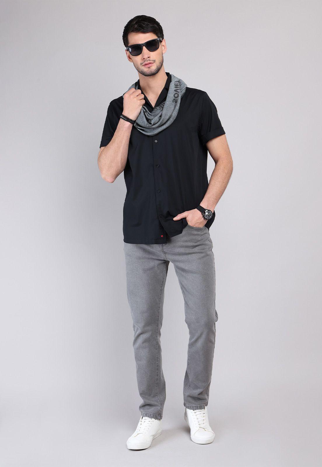 Camisa Lisa Spandex Soviet SCVF015NE-3