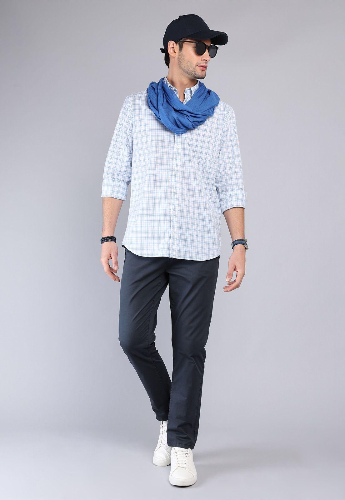 Camisa Diseño Cuadros Arrow CM32008AZ-3