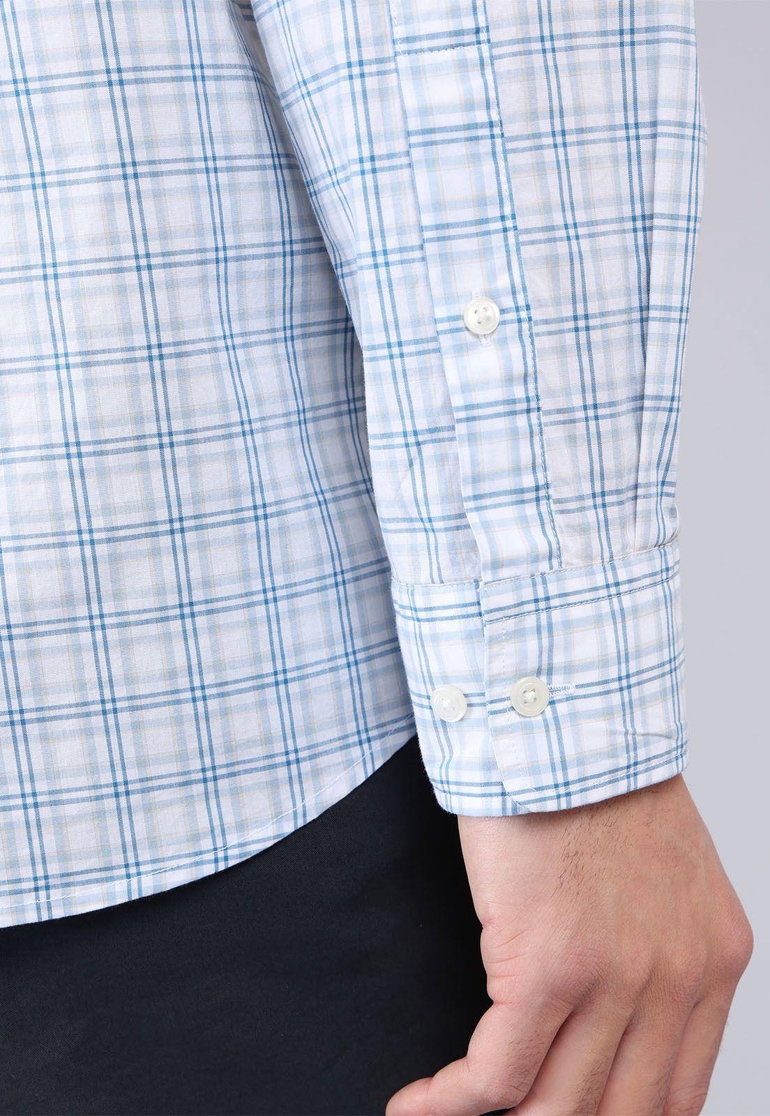 Camisa Diseño Cuadros Arrow CM32008AZ-5