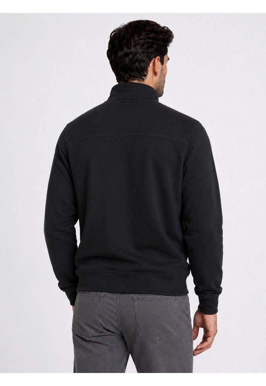 Polerón Cuello Alto Regular Fit Negro Piero Butti PBDVJ40NE-1