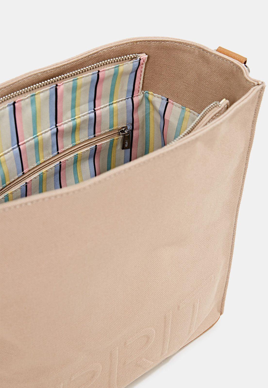 Bolso lona logo Esprit cuño-2