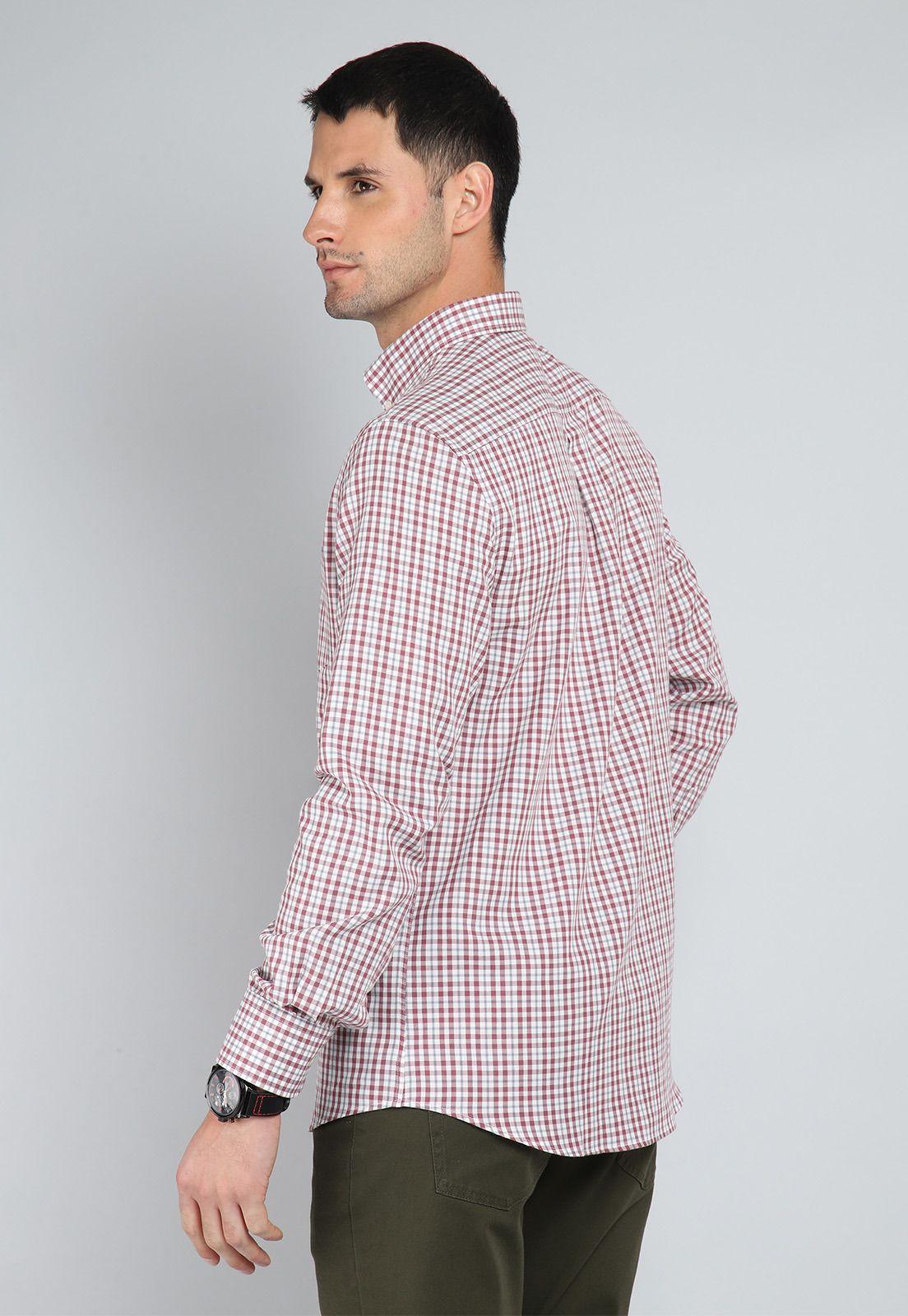 Camisa Cuadros Manga Larga Guy Laroche GLBIF46FU-1