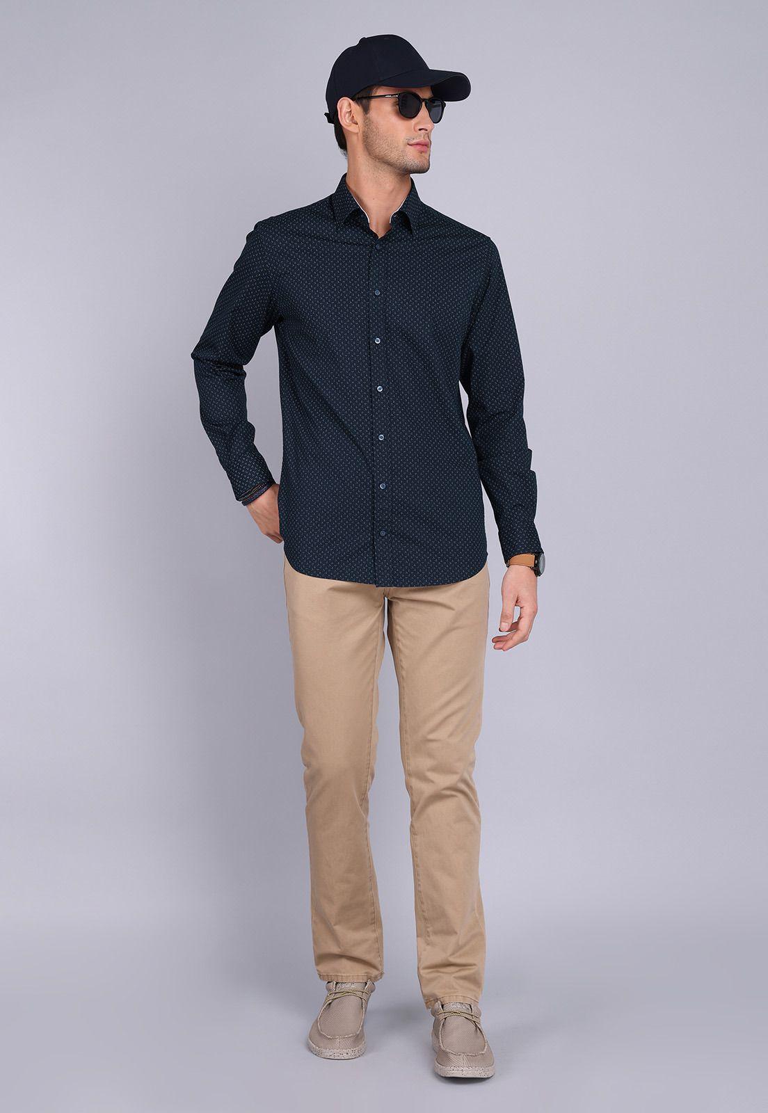 Camisa Print Spandex Manga Larga Arrow-2